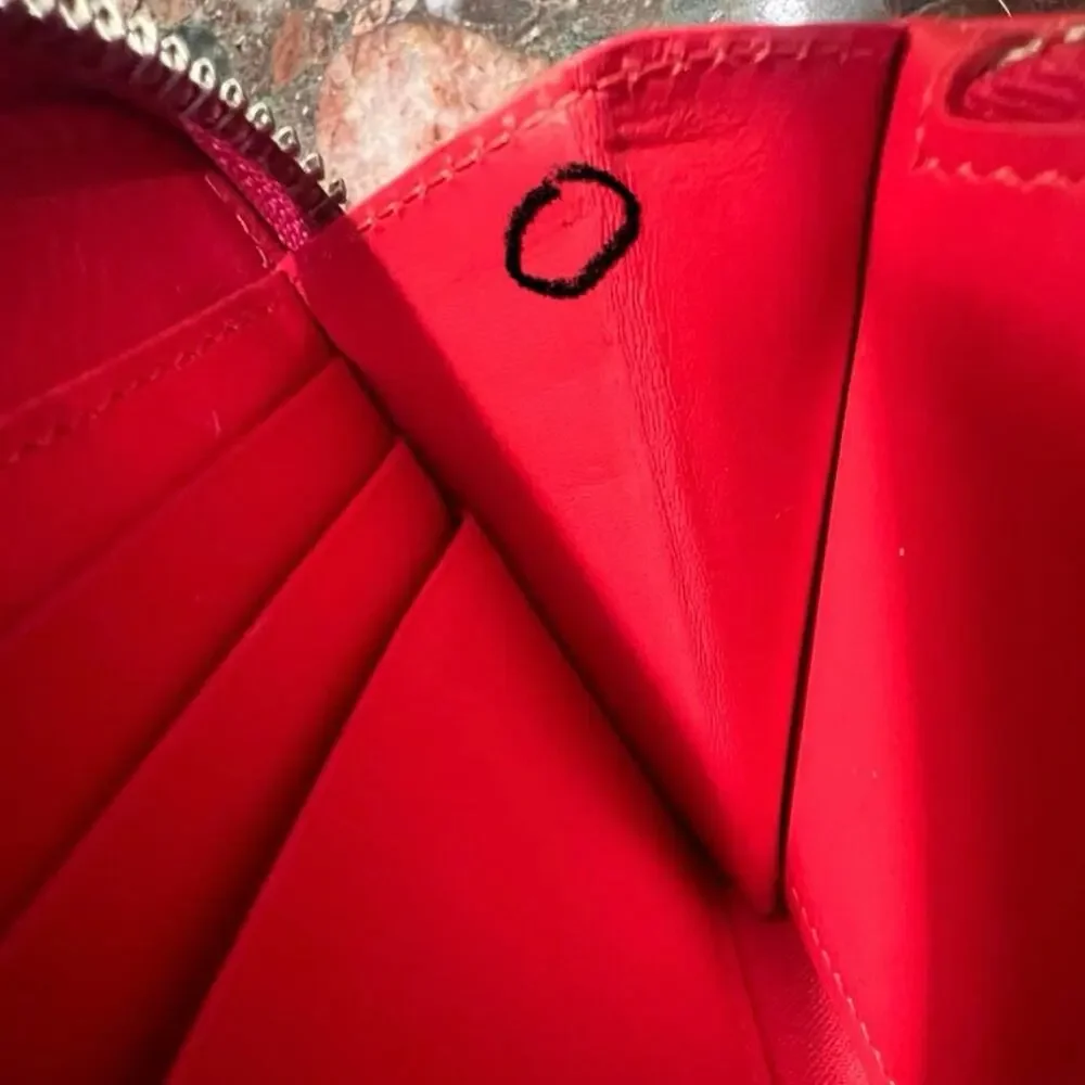CHRISTIAN LOUBOUTIN Panettone wallet in Rose MultiMetal